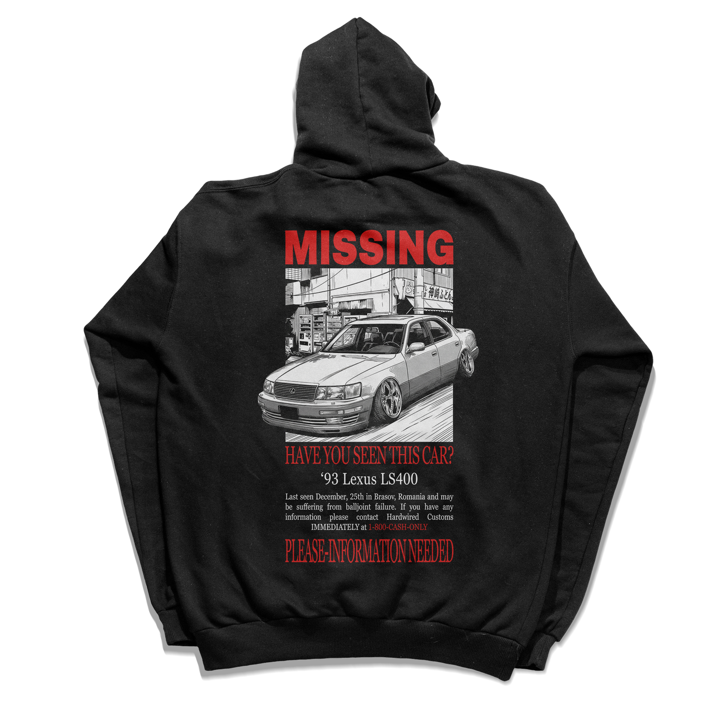 Missing LS400 Vintage Hoodie